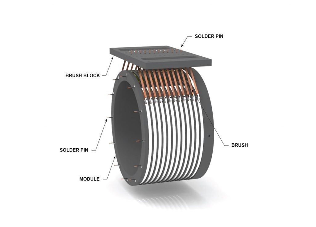 Solar Array Slip Rings Low Voltage Slip Ring from Rotary Systems, Inc. >> Up to 24 Rings